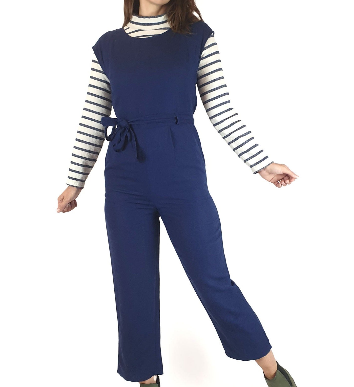 Gorman blue sleeveless jumpsuit size (fits 6-8) – Dear Little Panko