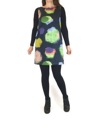 Marimekko colourful splodge print dress size 34 (best fits AU8) Marimekko preloved second hand clothes 3