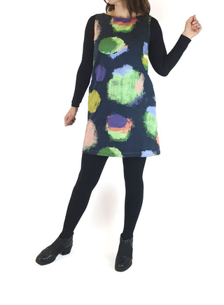 Marimekko colourful splodge print dress size 34 (best fits AU8) Marimekko preloved second hand clothes 4