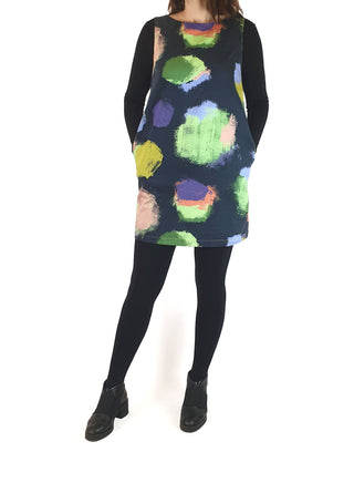 Marimekko colourful splodge print dress size 34 (best fits AU8) Marimekko preloved second hand clothes 5