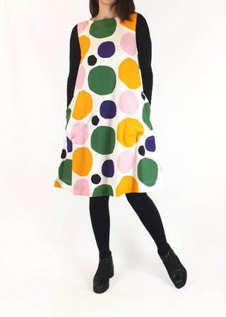 Marimekko + Uniqlo sleeveless polka dot dress size XS Uniqlo preloved second hand clothes 4