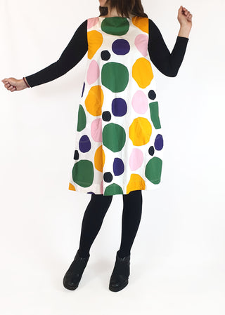 Marimekko + Uniqlo sleeveless polka dot dress size XS Uniqlo preloved second hand clothes 3