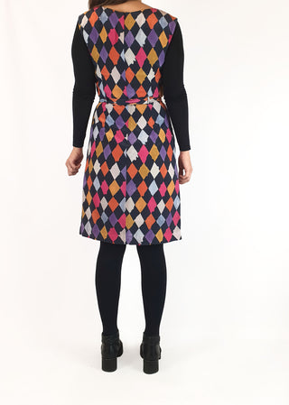 Gorman + Rhys Lee 100% silk diamond print dress size 8 Gorman preloved second hand clothes 7