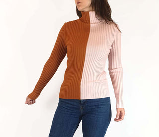 Gorman pink and orange rollneck top size 8 Gorman preloved second hand clothes 5