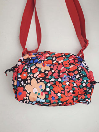 Gorman red floral adjustable small bag Gorman preloved second hand clothes 8