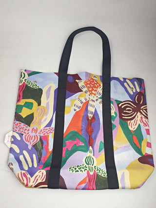 Gorman colourful tote, wetsuit style fabric Gorman preloved second hand clothes 5