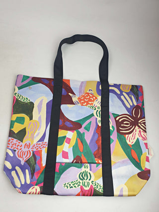 Gorman colourful tote, wetsuit style fabric Gorman preloved second hand clothes 8