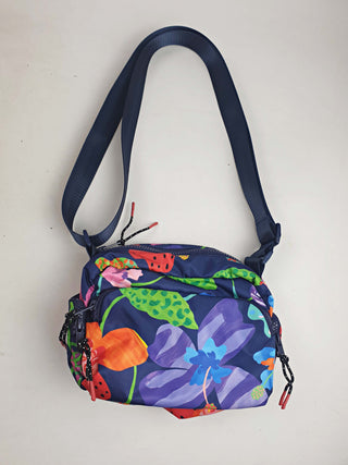 Gorman blue - based floral adjustable small bag Gorman preloved second hand clothes 6