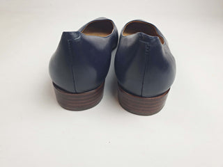 Gino Ventori deep navy leather flat shoes size 41 Gina Ventori preloved second hand clothes 6