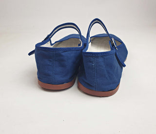 Kung Fu Mary blue Mary jane canvas shoes size 40 Kung Fu Mary preloved second hand clothes 5