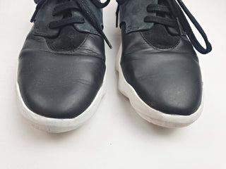 Camper black leather lace up shoes with white sole size 40 Camper preloved second hand clothes 3