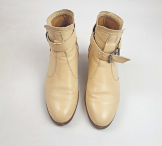 Bared beige leather ankle boots size 35 Bared preloved second hand clothes 2