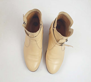 Bared beige leather ankle boots size 35 Bared preloved second hand clothes 3