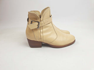 Bared beige leather ankle boots size 35 Bared preloved second hand clothes 8