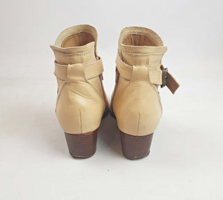 Bared beige leather ankle boots size 35 Bared preloved second hand clothes 9