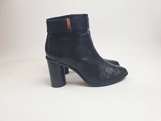 Ted Baker black leather boots size 37 Ted Baker preloved second hand clothes 1