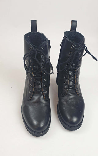 Bared black lace up boots size 37 Bared preloved second hand clothes 2