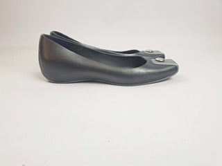 Melissa metallic silver flat shoes size 38 Melissa preloved second hand clothes 2