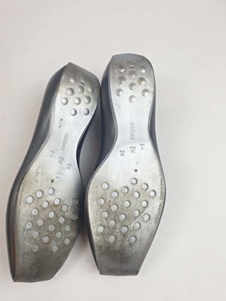 Melissa metallic silver flat shoes size 38 Melissa preloved second hand clothes 8