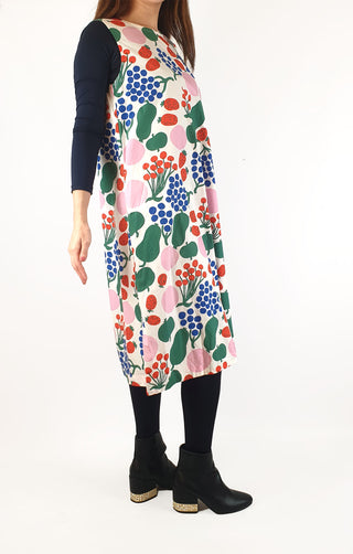 Marimekko + Uniqlo colourful sleeveless dress size S Uniqlo preloved second hand clothes 5