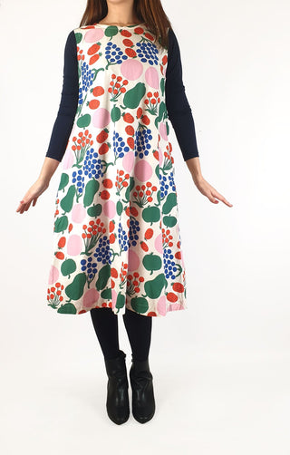 Marimekko + Uniqlo colourful sleeveless dress size S Uniqlo preloved second hand clothes 3