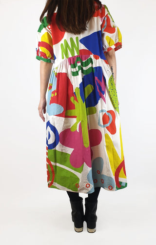 Vow Studio colourful tiered dress size 10 (RRP $249) Vow Studio preloved second hand clothes 5