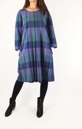 Gudrun Sjoden plaid long sleeve dress size S Gudrun Sjoden preloved second hand clothes 1