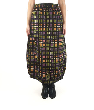 Alpha 60 colourful check print savannah skirt size S (as new with tags) Alpha 60 preloved second hand clothes 6