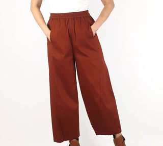 Alpha 60 orange wide leg pants size S Alpha 60 preloved second hand clothes 1