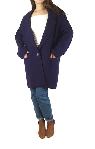 David Lawrence purple retro coat size 10