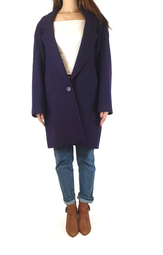 David Lawrence purple retro coat size 10