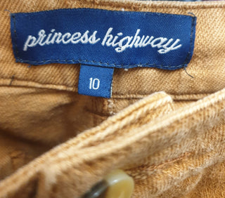 Princess Highway orangey brown straight leg pants/jeans size 10 Princess Highway preloved second hand clothes 7