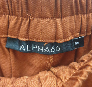 Alpha 60 orange wide leg pants size S Alpha 60 preloved second hand clothes 8