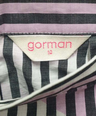 Gorman purple and white striped skirt size 10 Gorman preloved second hand clothes 8