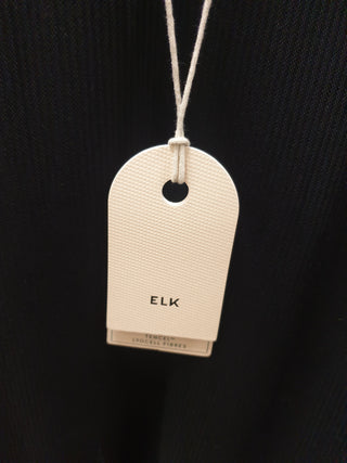 Elk black ribbed long sleeve "Sira" dress size 10 (as new, for sale on Elk website now!)