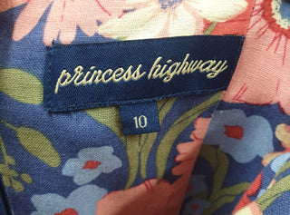 Princess Highway floral spaghetti strap jumpsuit size 10 Princess Highway preloved second hand clothes 7