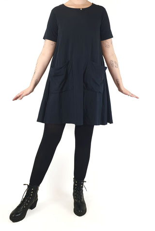 Cos navy tee shirt style dress size M