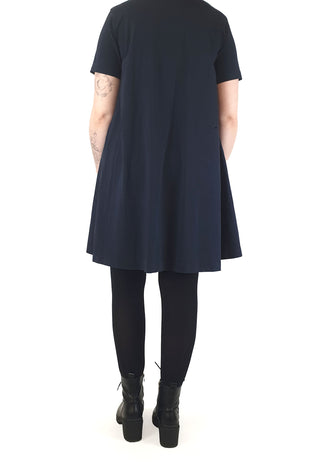 Cos navy tee shirt style dress size M