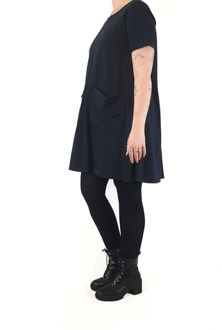 Cos navy tee shirt style dress size M