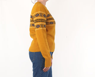 Uniqlo + JW Anderson mustard wool mix knit jumper size M Uniqlo preloved second hand clothes 5