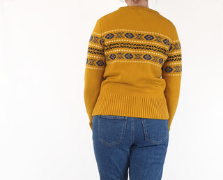 Uniqlo + JW Anderson mustard wool mix knit jumper size M Uniqlo preloved second hand clothes 7