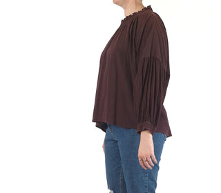 Gorman deep aubergine long sleeve top size 12 Gorman preloved second hand clothes 5