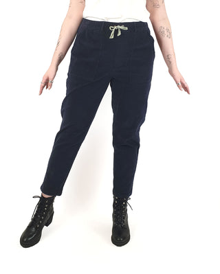 Elm Lifestyle navy cord drawstring pants size 12