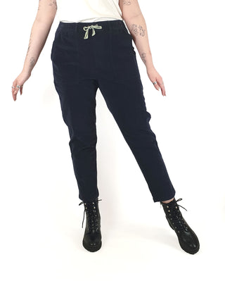 Elm Lifestyle navy cord drawstring pants size 12