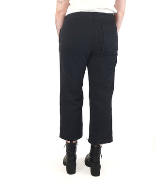 Jac + Jack black wide leg jeans size 12