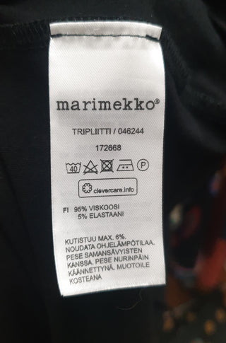 Marimekko black sleevless dress size M