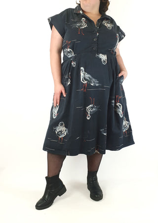 Made590 dinah seagull cotton dress size 4X