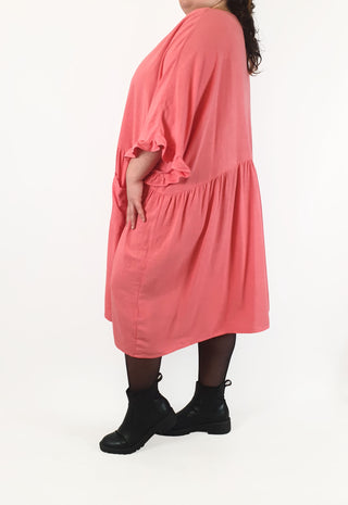 Proud Poppy peach pink half sleeve dress size 30