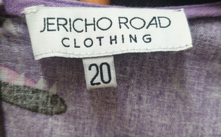 Jericho Road purple crocodile print dress size 20