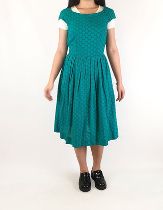 emily and fin green dress Emily & Fin 'Abigail' dress in green polka dots